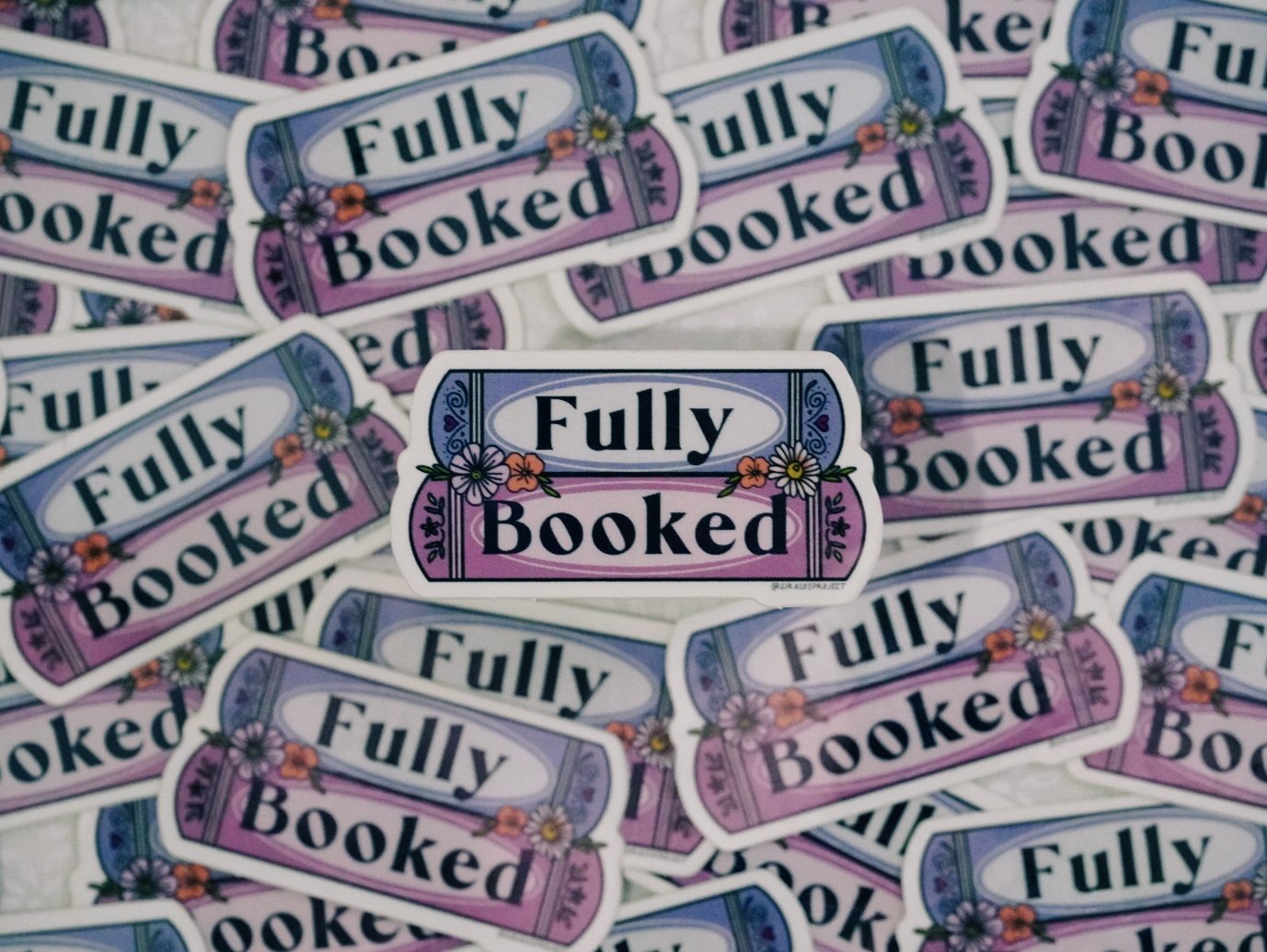 Fully Booked | Mini Sticker