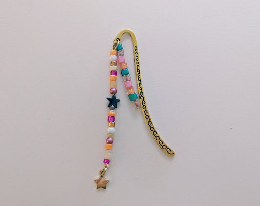 Pink | Beaded Specialty Bookmark